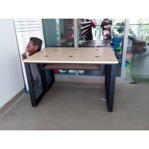 OPPA ISLAND TABLE c/w 2" HOLE (X3) WITH BOTTOM BOX